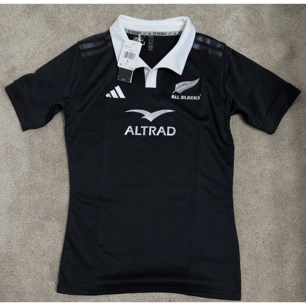 Adidas All Blacks New Zealand Rugby Jersey New NWT Men's Size Large S IX3112